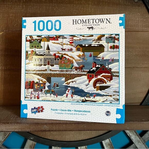 Winter Scene Puzzle - 1000 Pieces - Picture 1 of 3
